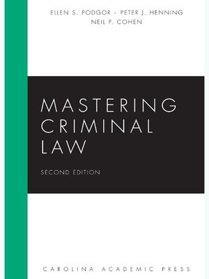 cover image of Mastering Criminal Law